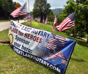 'Who is a hero in your life?' Flags for Heroes program to run through July 4
